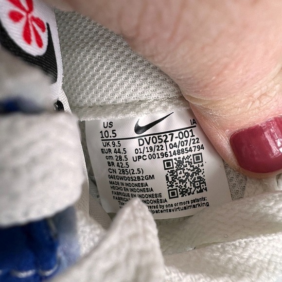 Nike Waffle Debut Swoosh mens size 10.5 phantom habanero red royal athletic shoe - Picture 11 of 11